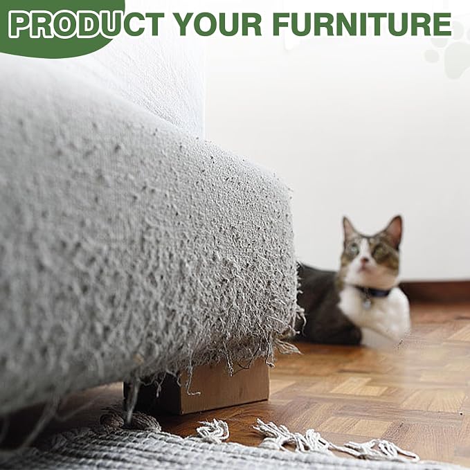 Palm Tree Cat Scratching Post, 36'' Cat Scratcher Post with Natural Sisal Rope, 5 Interactive Balls and 2 Curved Design Scratching Posts for Indoor Cats Adults and Kittens, Multi-Combinable (Style C) - Image 7