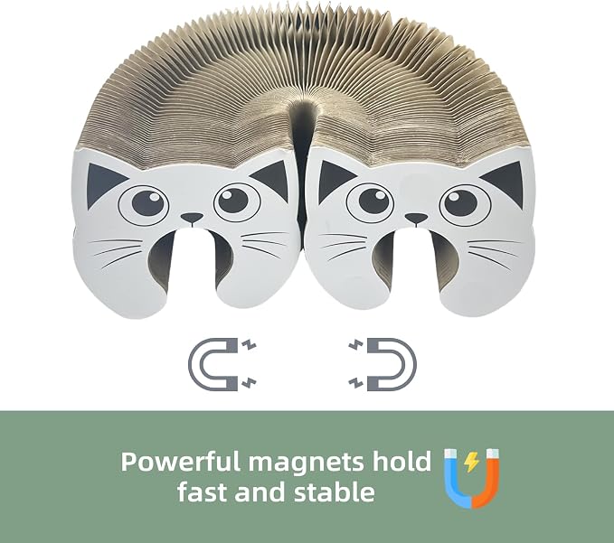Interactive Scratching Board for Playful Kitties Magic Accordion Cat Scratching Post, Fun Cat Toys for Indoor Cats 1Pack - Image 3