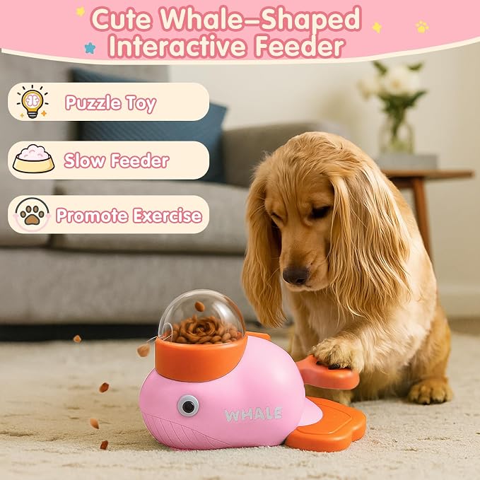 Interactive Dog Toys & Cat Toys for Indoor Cats, Dog Puzzle Toy Slow Feeder Bowl, Puppy Enrichment Toys, Interactive Cat Toys, Dog Feeder Puzzle Toy for Smart Dogs to Keep Them Busy with Silicone Mat - Image 5