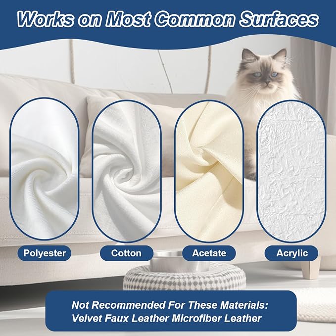 Anti Cat Scratch Furniture Protector, 14" Couch Protector from Cat Claws, Cats Couch Protector Couch Cat Scratch Protector Transparent Sofa Guard Shield Single Sided Sticky Tape, 20 Pack - Image 3