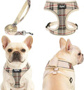 PUPTECK Small Dog Harness and Leash Set No Pull for XS XXS Sized Dogs Puppy | Escape Proof No Choke Pet Cat Adjustable Soft Padded Walking Vest by PUPTECK