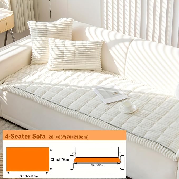 ZQFFB Couch Cover for Dogs Washable Non-Slip Pet Friendly Sofa Protector | Multiple Sizes Dog Blanket Fit Sectional Sofas & Loveseats, Prevents Pet Hair, Scratches & Stains - Image 6