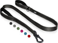 Twoear 6FT 1IN Heavy Duty Dog Leash for Large Dogs with 2 Padded Handles | Traffic Handle Extra Control, Auto Lock Hook, Strong Reflective Walking Leash for Night Safety, Medium and Large Breeds,Black by TwoEar