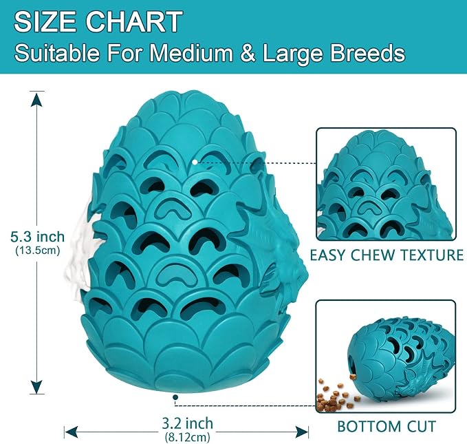 Lasts 6X Longer Chew Toy for Power Chewers, Indestructible for Training | Tough Treat Dispenser for Large Dogs, Durable Puzzle, Good for Dental Health, Easy to Clean - Image 6