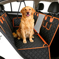 VIVOYAN Dog Car Seat Cover for Back Seat, Waterproof Heavy Duty Pet Protector with Hard Bottom Extender, Scratchproof Nonslip Hammock Fits Cars, Trucks & SUVs, Holds 400lbs, Mesh Window by VIVOYAN