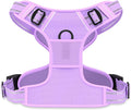 Rnivvi No Pull Dog Harness, Cute Reflective Medium Sized Puppy Kitten Harness, Adjustable Soft Padded Vest for Medium Dogs, Heavy Duty Pet Vest with Easy Control Handle for Walking, Purple by Rnivvi