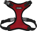 Voyager Step-in Lock Dog Harness - Red/Black Trim, X-Large | 23 - 28" in Chest, Adjustable, Breathable Air Mesh, Lightweight for Daily Walks, Strong Clips, Heavy Duty D-Ring by BestPetSuppliesLLC