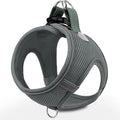 Joytale Step-in Dog Harness, Soft Breathable Mesh, Gray XXXS | Adjustable Fit for Small Dogs, Easy Step-in with Secure Fastener, Even Chest Pressure, Reflective For Night Safety, Washable by Joytale