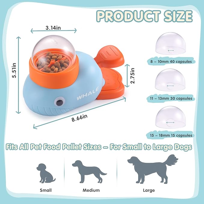 Interactive Dog Toys & Cat Toys for Indoor Cats, Dog Puzzle Toy Slow Feeder Bowl, Puppy Enrichment Toys, Interactive Cat Toys, Dog Feeder Puzzle Toy for Smart Dogs to Keep Them Busy - Image 3
