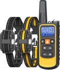 Dog Shock Collar 2 Pack, Rechargeable Dog Training Collar with Remote for Large Medium Small Dogs, 3300FT Waterproof Shock Collar with Beep Vibration and Shock Modes by Doparet