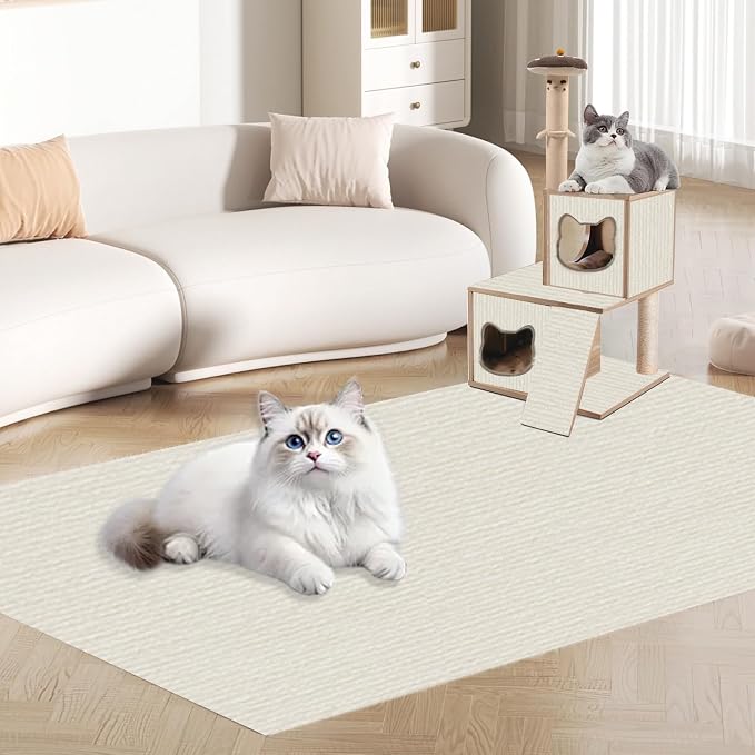 Cat Scratch Furniture Protector, Couch Guard for Sofa and Chairs | Durable scratch-friendly surface protects sofas, repairs worn cat trees, and upgrades cat houses for scratching and climbing. - Image 6