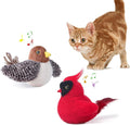 Potaroma Cat Toys Chirping Birds 2 Pcs with Catnip SilverVine, Interactive Cat Kicker, Lifelike Birdie Tweets, Indoor Kitty Kitten Exercise Toys 4.0" | Cat Kicker, Lifelike Birdie Tweets, Indoor Kitty Kitten Exercise Toys 4.0 Inches by Potaroma