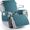 TAOCOCO Waterproof Recliner Chair Cover, Non Slip Oversized Recliner Covers for Recliner Chair with Pocket, Reclining Chair Cover Furniture Protector for Kids, Dogs(28'', Peacock Blue) by TAOCOCO