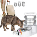 RIZZARI 4L Gravity Cat Water Dispenser: Filtered Water for Kittens | Apartment-Friendly Size/Cleaner Water Every Day/Perfect for Small Pets/Less Frequent Refills/Quick Daily Cleaning by RIZZARI