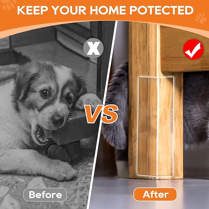 Clear Door Protector from Dog Scratching 4in x 16.4ft | Window Sill Protector & Furniture Guard, Anti-Cat Dog Scratch Slobber, Glass Car Door Couch Protection - Image 2