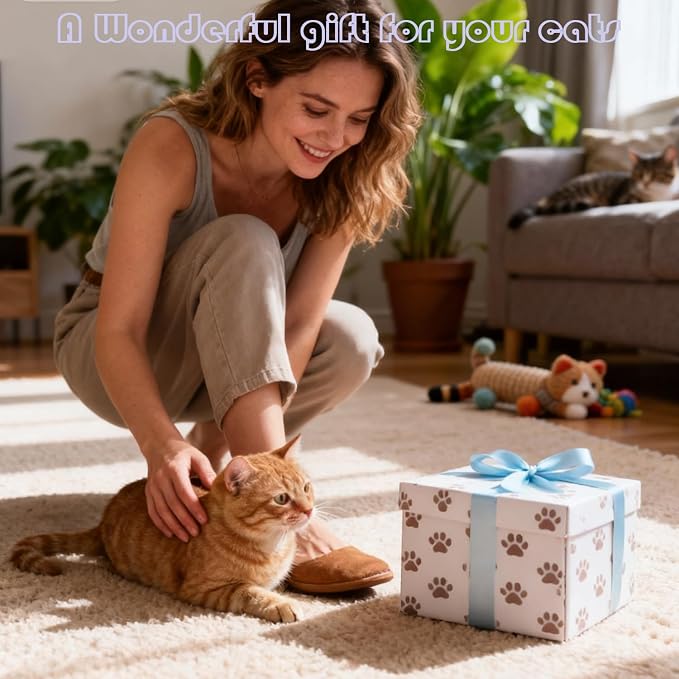 Solid Wood Cat Ball Track,Heavy Duty 3-Tier Interactive Cat Toy Tower with 9 Removable Balls,Bell & Catnip,No Assembly Required,Anti-Tip Sturdy Base for Indoor Cats, Kittens & Large Cats - Image 7