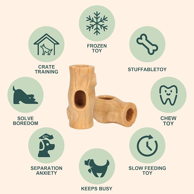 Tough Dog Toys for Aggressive Chewers,Indestructible Dog Toy for | 30-75lbs Large/Medium Breed,Durable Frozen Dog Treat Holder to Keep Them Busy & Reduces Anxiety - Image 2