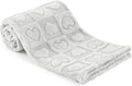 gogobunny Large Pet Blanket for Dogs Cats, Ultra Soft 300GSM Coral Fleece Washable Furniture Protector for Couch Bed Car Seat, Calming Crate Mat Blanket for Large Breeds, Light Grey, 40x50IN by gogobunny