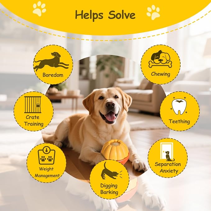 Interactive Dog Toys for Boredom,Dog Frozen Treat Toy Keep Them Busy | Low-Mess Design, Reduces Anxiety, Easy to Clean, Reusable Treat Dispensing Dog Toys Puzzle Toy for Small Medium Large Dogs - Image 4