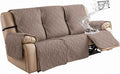 Genina Waterproof Couch Cover for Reclining Couch 3 Seater Non-Slip, Washable Recliner Sofa Covers for 3 Cushion Couch, Furniture Covers Couch Protector for Dogs Pets Kids (Taupe, Recliner Sofa) by Genina