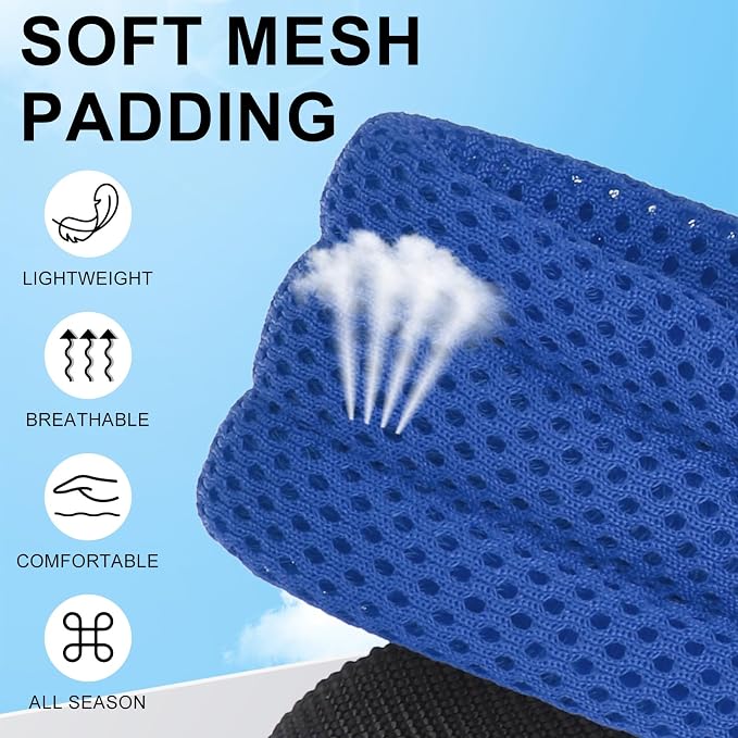 BEAUTYZOO Small Dog Harness and Leash Set, No Pull Step in Puppy Vest | Breathable Mesh with Handle, Reflective, Adjustable No Choke Escape Proof, Lightweight, Easy Control for Walking, Dark Blue S - Image 5