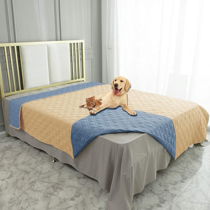 Ameritex Waterproof Dog Bed Cover Pet Blanket for Furniture Bed Couch Sofa Reversible - Image 6