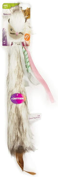 SmartyKat Chitter Critter Squirrel Electronic Sound Plush Kicker Cat Toy, Battery Powered - Gray, One Size by SmartyKat