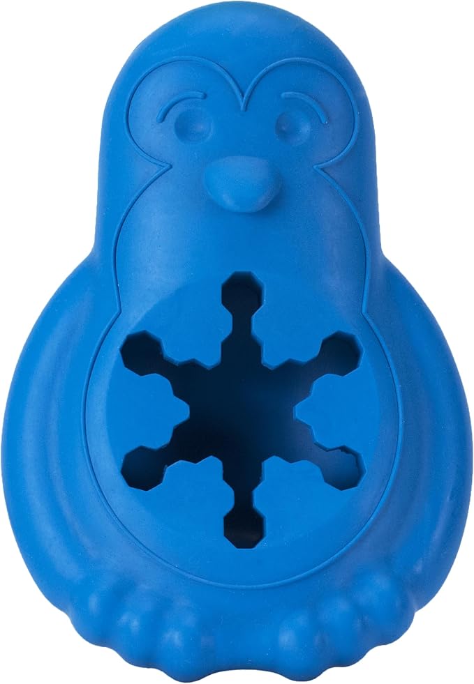 PetSafe Chilly Penguin Freezable Treat Holding Dog Toy, Medium/Large | Fill with Frozen Treats Like Peanut Butter or Wet Dog Food, Vanilla-Scented and Stackable Design, Top-Shelf Dishwasher Safe by PetSafe