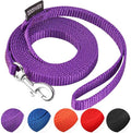 AMAGOOD 6 FT Cat Leashes, Strong Traditional Style Leash with Easy to Use Collar Hook,Cat Lead Great for Cats (3/8 in x 6 ft(Pack of 1), Purple) by DOGLEASH