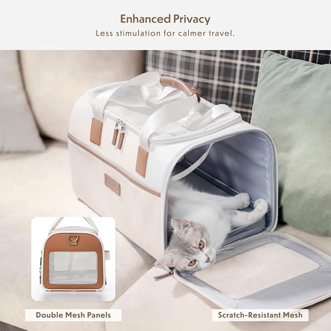 Traveler's Choice Argo Pawsport to Adventure Pet Carrier, Tan - Image 11