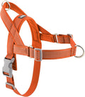 No Pull Dog Harness with Handle, Adjustable Soft Mesh Padded Vest | Reflective Walking Harness with Front Clip for Small Medium Large Dogs, Quick Fit No Escape for Training, Orange, XS by Fortheloveofpets