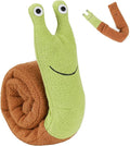 Snail Plush Dog Snuffle Toy, Squeaky Treat Dispensing Puzzle Toy for Small and Medium Breeds, Mental Enrichment by Unknown