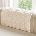 OstepDecor Couch Cover for Dogs, Washable Non Slip Sofa Cover for Pets | Soft Couch Covers for Sofa, Loveseat and Sectional, Furniture Protector Against Pet Hair & Dirt (35.4" x 35.4", Cream) by OstepDecor
