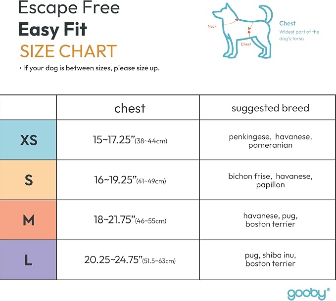Gooby Escape Free Easy Fit Dog Harness, Step-in, Red, X-Small | Patented escape-free frame; Contracts if they back out; Step-in easy on/off; Machine washable; Light POM leash ring - Image 3