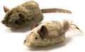 OurPets Play-N-Squeak Twice the Mice Cat Toy, 2 Piece Set, Catnip Filled | Real mouse sound effect, electronic squeaker inside, sparks hunting instinct, engaging design, for indoor felines every day by OurPets