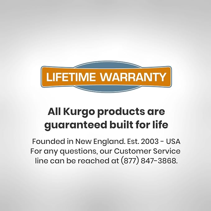 Kurgo Rover Hammock Seat Cover, Black, 55" Wide | Protects Seats from Muddy Paws & Pet Hair, Water & Stain Resistant, Secure Fit, Passenger-Friendly Opening, For Cars & SUVs - Image 5