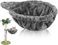 Toddmomy Cat Tree Hammock Round Deep Basket Replacement for Tower | 1Pc Soft Plush Nest Bed, Comfortable Resting Space, Scratching Post Furniture Accessory & Indoor Feline Lounger by Toddmomy