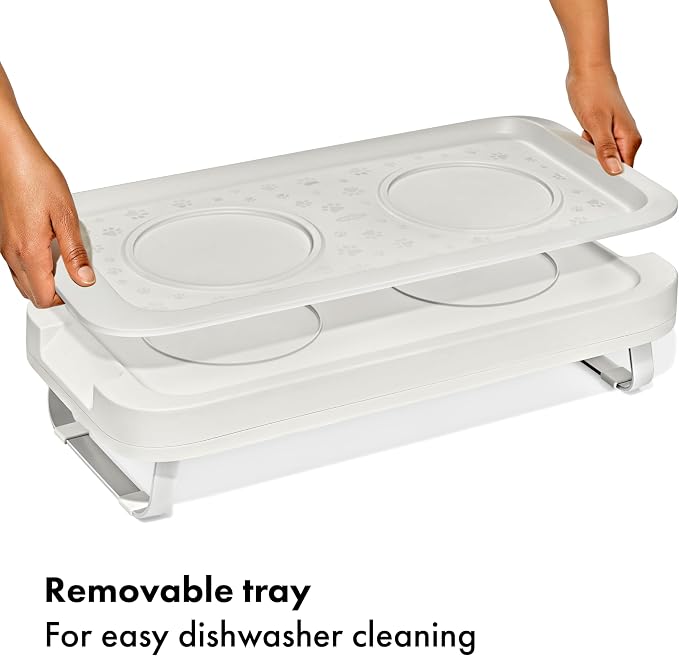 OXO Pet Adjustable Elevated Feeder | Keeps Dog Bowls Elevated, 2 Adjustable Heights Settings, Non-Slip Feet, Ideal for Food, Water, Dog & Cat Bowls - Image 6