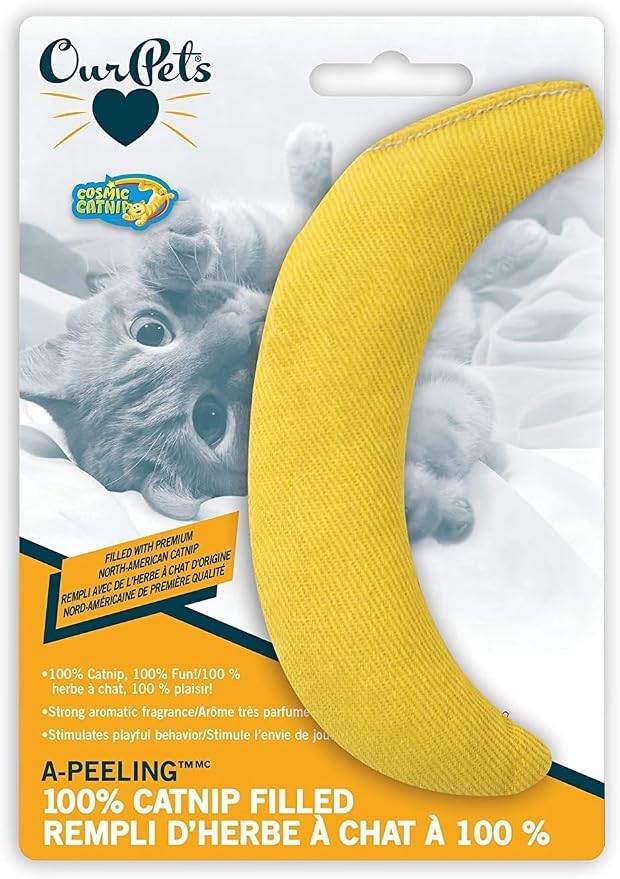 Cosmic OurPets 100-Percent North American Catnip Filled Cat Toy-Hot Stuff (Interactive Cat Toy, Toys for Indoor Cats, Catnip Toys) - A-PEELING - Image 4