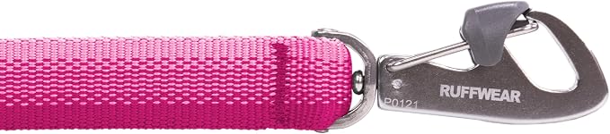 Ruffwear, Front Range Dog Leash, 5 ft Lead, Pink Rose | Light & Strong Lockable Swivel Crux Clip, Padded Handle, Durable Webbing, Traffic Handle & Accessory Loop for Everyday Walks - Image 2