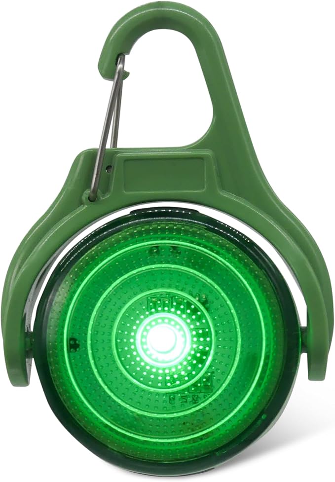 Rechargeable Safety Light | Water Reistant Bright LED Clip-On Flashing Light for Dog Walking, Running and Outdoor Activities (Green) - Image 13