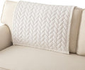 Eismodra Couch Cover,Sectional Couch Covers,Sofa Covers for 3 Cushion Couch,Anti-Slip Sofa Slipcovers for Dogs Cats Kids Loveseat Recliner L Shaped Armrest Backrest,White 36''x36''(Only 1 Piece) by Eismodra