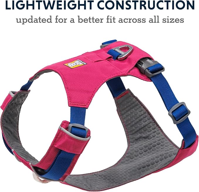 Ruffwear, Hi & Light, Everyday Lightweight Dog Harness, Trail Running, Walking, Hiking, All-Day Wear, Alpenglow Pink, Large/X-Large - Image 4