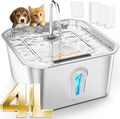 4L Large Cat Water Fountain for Multiple Cats Pet Water Fountain for Drinking Watering Supplies Pets Dog Small Animal Automatic Cat Water Dispenser for Cats Quiet Indoor by UPAWPIA
