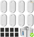 Cat Water Fountain Filter, 8 Packs Replacement Filters for SARPAWS PWS-158B (74oz/2.2L), 2 Months Set of Replacement Filters for Ultra Quiet Pet Water Fountain, 8 Cat Fountain Filter by Sarpaws