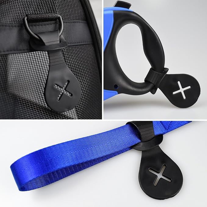 Okydoky Dog Poop Bag Holder Leash Waste Carrier Holder Bicycle (2 Pack) - Image 5