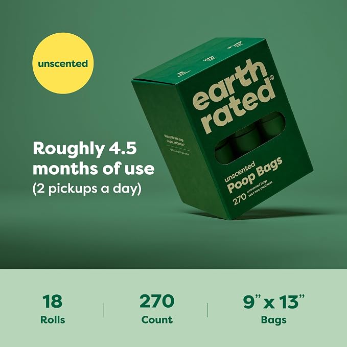 Earth Rated Dog Poop Bags on Refill Rolls, 120 Bags, Unscented | Guaranteed Leak Proof and Extra Thick Waste Bag Refill Rolls - Image 7