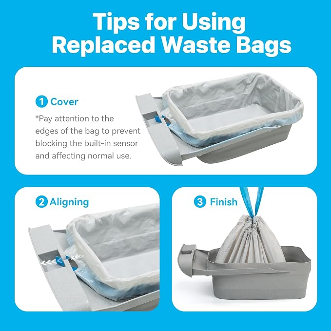 Neakasa Litter Waste Bags for M1 Litter Box Series, 2 Rolls | 2 Rolls, 30 Litter Bags, Lasts Up to 7 Months, 7–10 Days Per Bag, Fits Neakasa M1 Cat Litter Box Series - Image 2