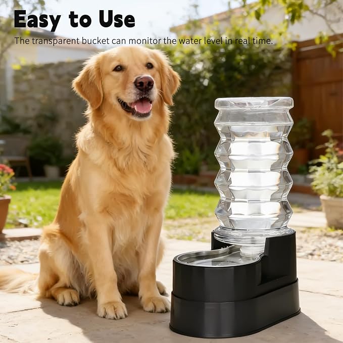 RIZZARI 8L Elevated Dog Waterer: Comfort Height Design | Gravity Fed/No Power Needed/Anti-Spill Base/for Senior Dogs & Large Breeds/Living Room/Garden/ Easy-Clean - Image 6