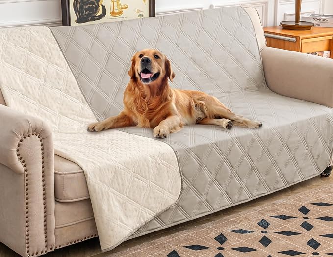 Ameritex Waterproof Dog Bed Cover Pet Blanket with Anti-Slip Back for Furniture Bed Couch Sofa by Ameritex
